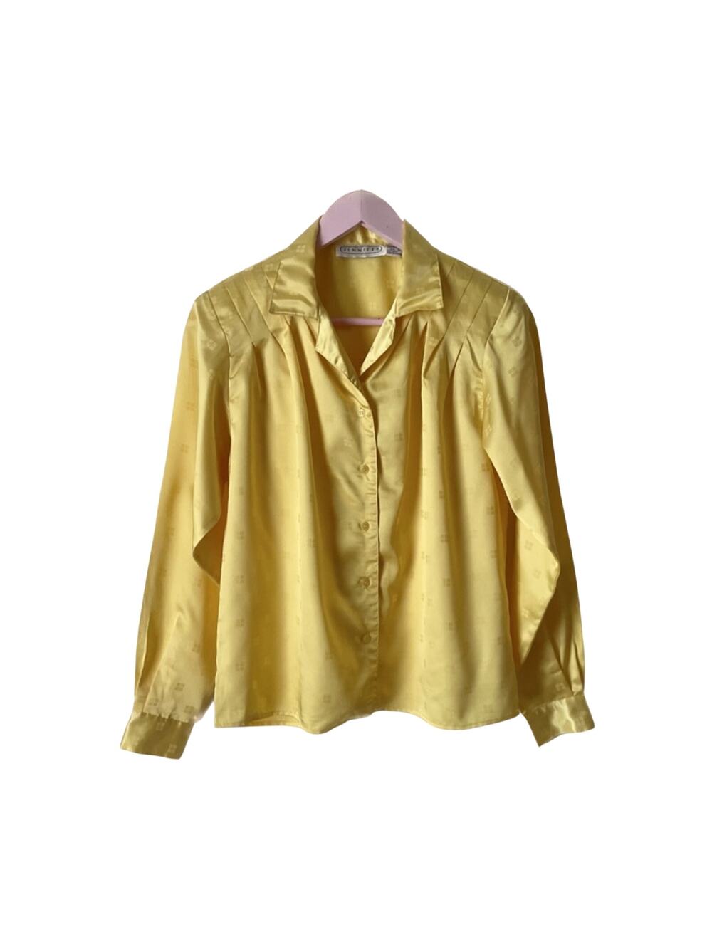 Vintage Yellow Button-Down
